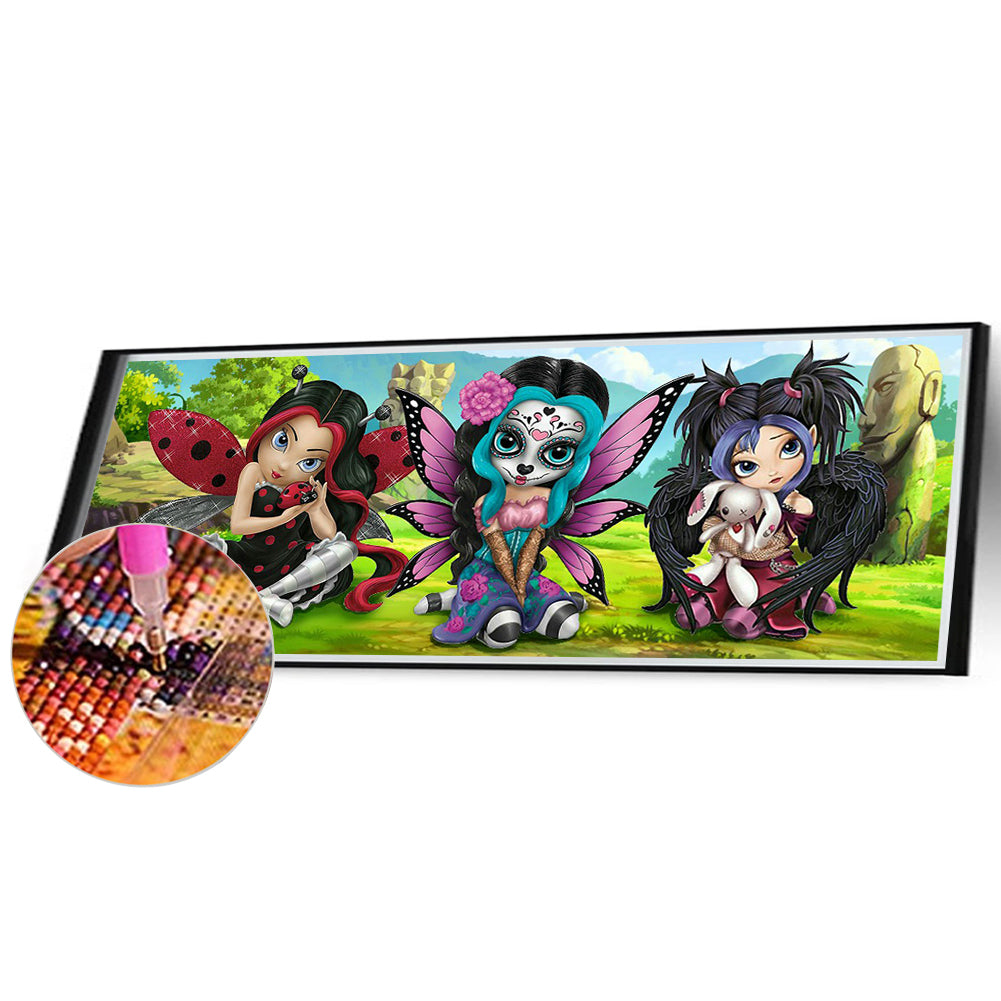 Elves - Full Round Drill Diamond Painting 80*30CM