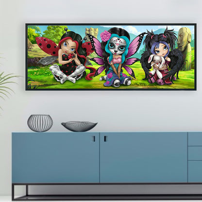 Elves - Full Round Drill Diamond Painting 80*30CM