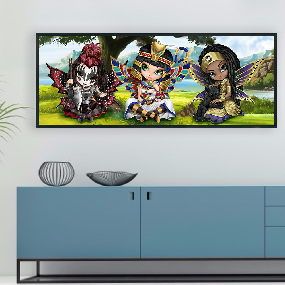 Elves - Full Round Drill Diamond Painting 80*30CM