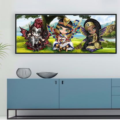 Elves - Full Round Drill Diamond Painting 80*30CM