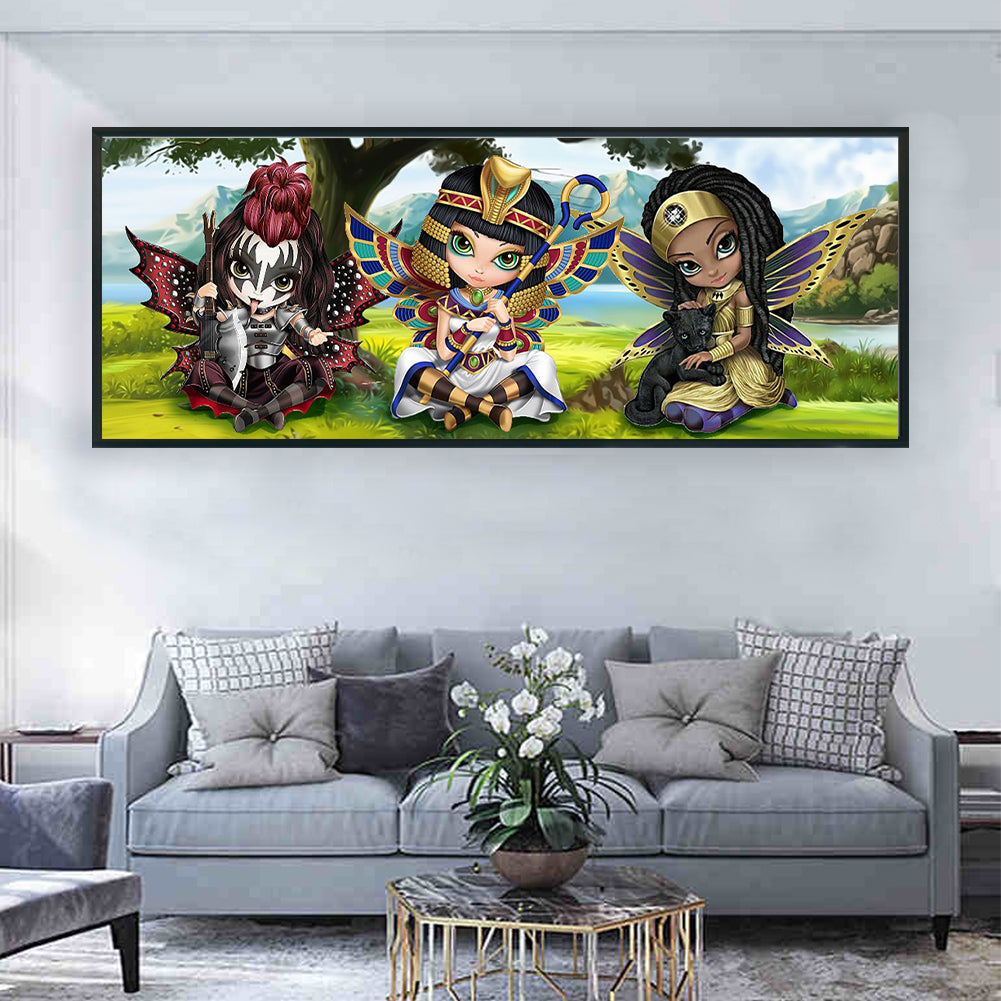 Elves - Full Round Drill Diamond Painting 80*30CM