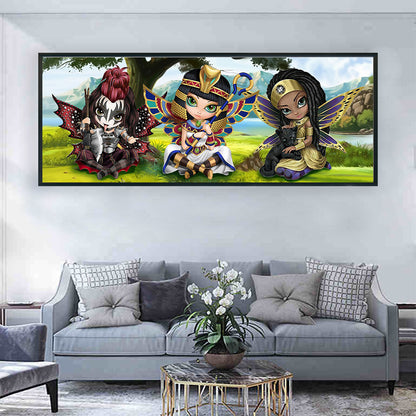 Elves - Full Round Drill Diamond Painting 80*30CM