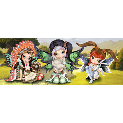Elves - Full Round Drill Diamond Painting 80*30CM