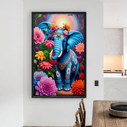 Elephant - Full Round Drill Diamond Painting 50*80CM