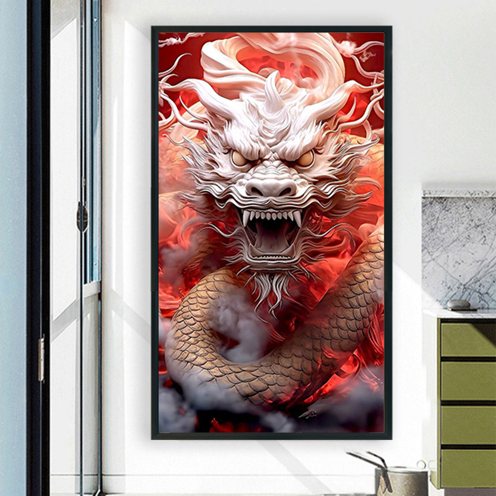Dragon Roar - Full Round Drill Diamond Painting 45*80CM