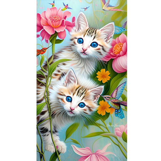 The Cat - Full Round Drill Diamond Painting 45*80CM