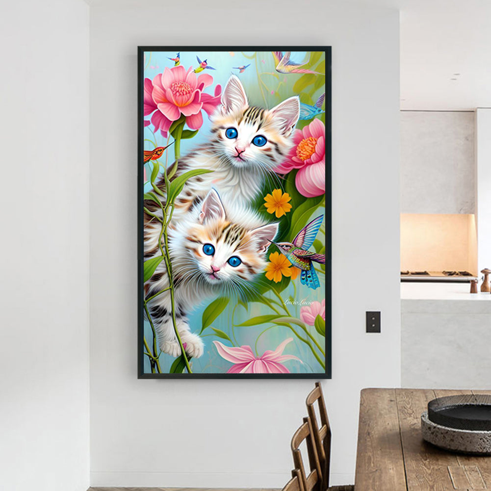 The Cat - Full Round Drill Diamond Painting 45*80CM