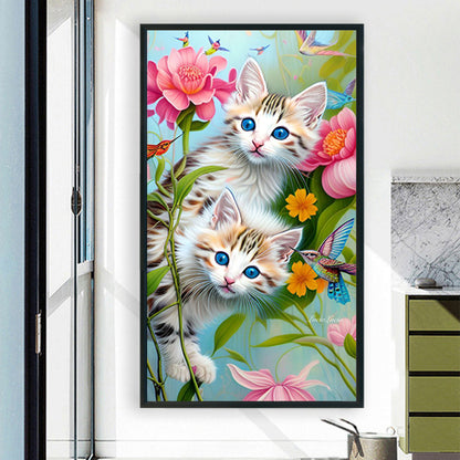 The Cat - Full Round Drill Diamond Painting 45*80CM