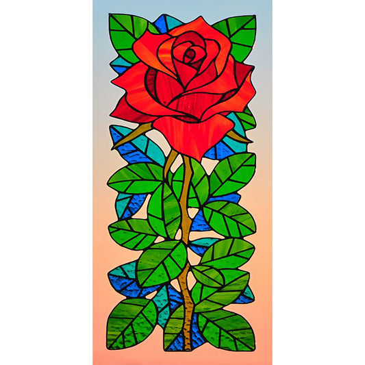 Rose - Full Round Drill Diamond Painting 30*70CM