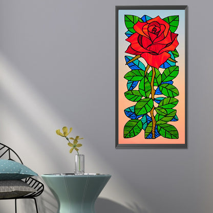 Rose - Full Round Drill Diamond Painting 30*70CM