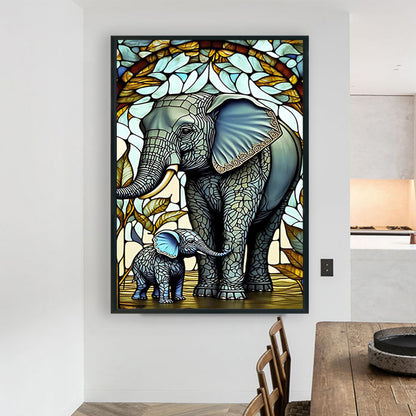 Elephant - Full Round Drill Diamond Painting 70*100CM