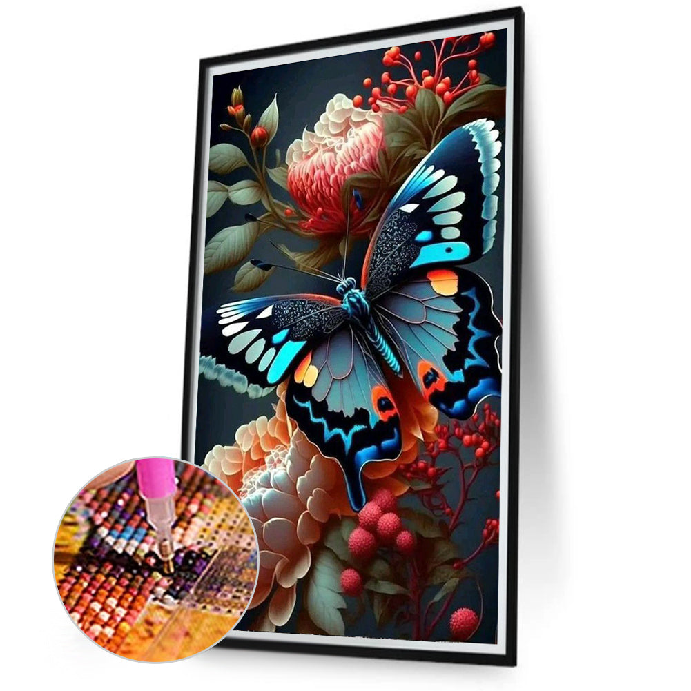 Butterfly - Full Round Drill Diamond Painting 40*70CM