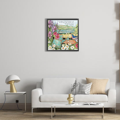 Garden Sign - Full Round Drill Diamond Painting 40*40CM