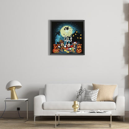 Mickey Mouse Halloween Party - Full Round Drill Diamond Painting 40*40CM