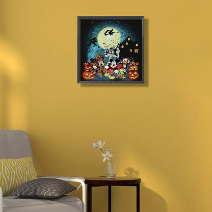 Mickey Mouse Halloween Party - Full Round Drill Diamond Painting 40*40CM