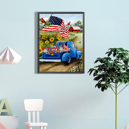 Flag Float - Full Round Drill Diamond Painting 40*60CM