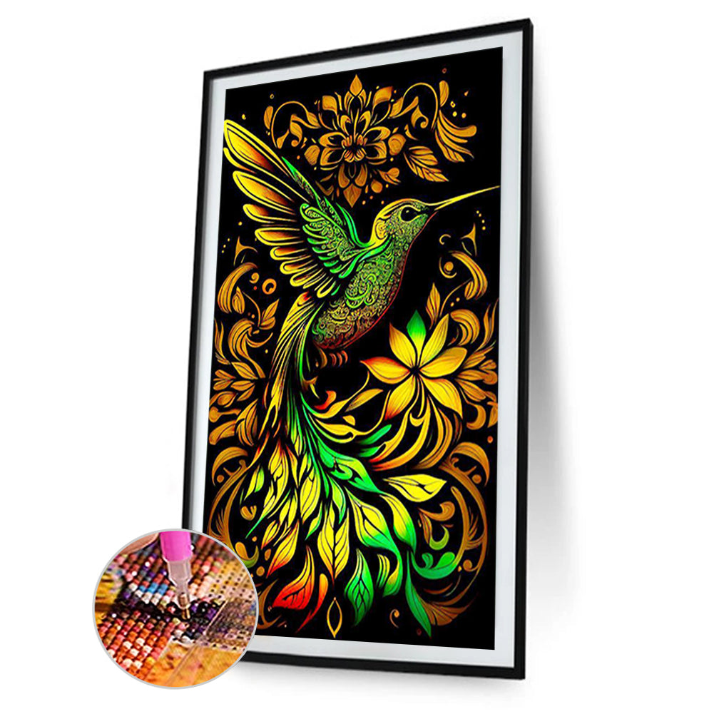 Hummingbird - Full Round Drill Diamond Painting 60*100CM