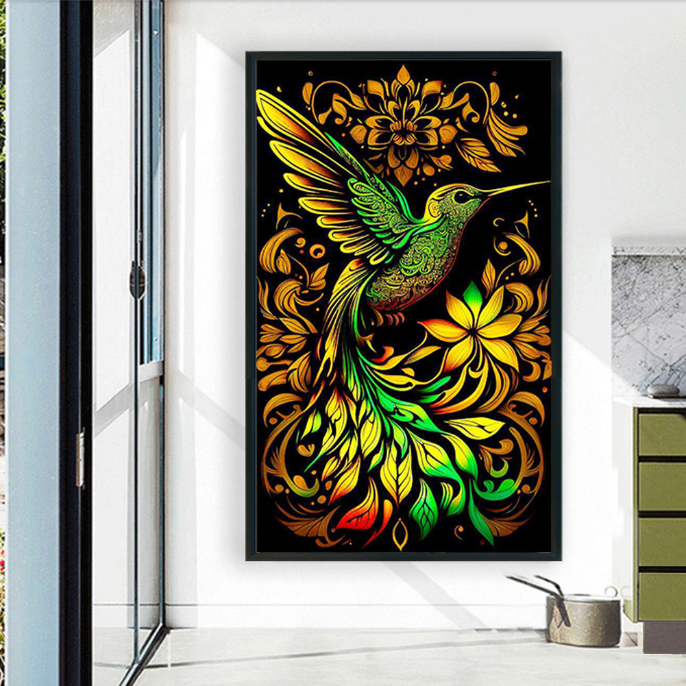 Hummingbird - Full Round Drill Diamond Painting 60*100CM