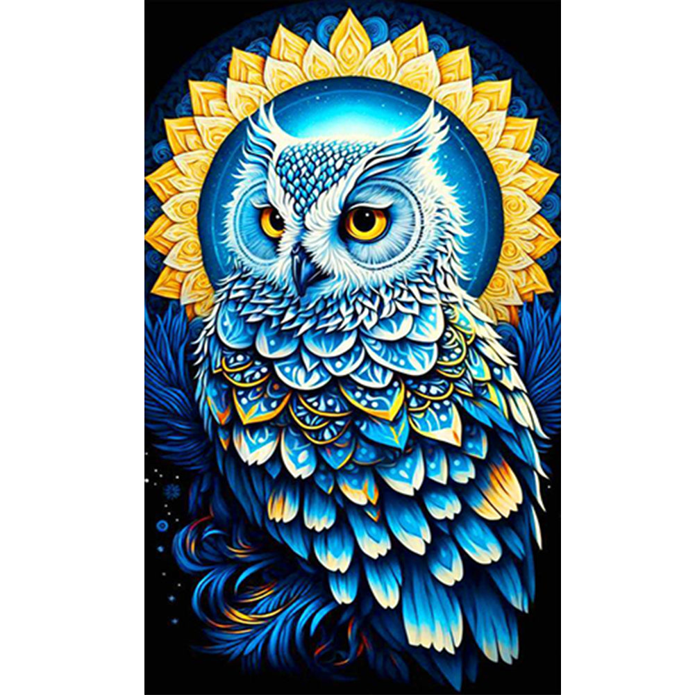 White Owl - Full Round Drill Diamond Painting 60*100CM