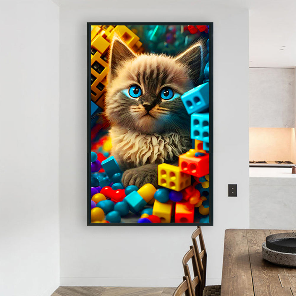 Toys And Cats - Full Round Drill Diamond Painting 60*100CM