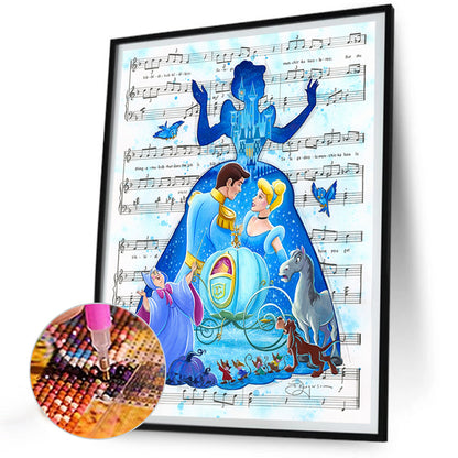 Cinderella - Full Round Drill Diamond Painting 30*40CM