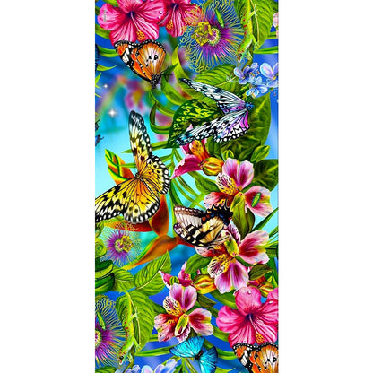 Butterflies - Full Round Drill Diamond Painting 40*80CM