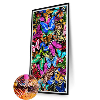 Butterflies - Full Round Drill Diamond Painting 40*80CM