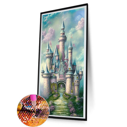 Fantasy Castle - Full Round Drill Diamond Painting 40*80CM