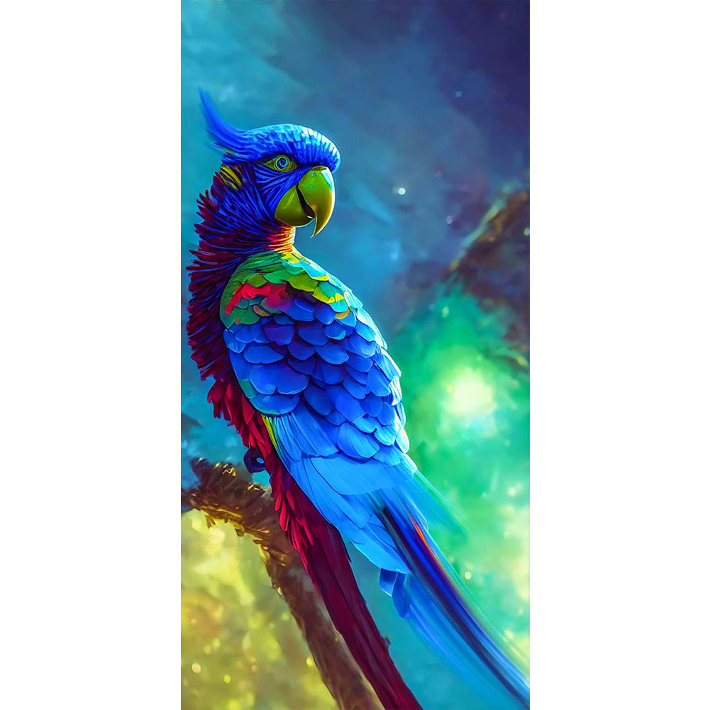 Parrot - Full Round Drill Diamond Painting 40*80CM