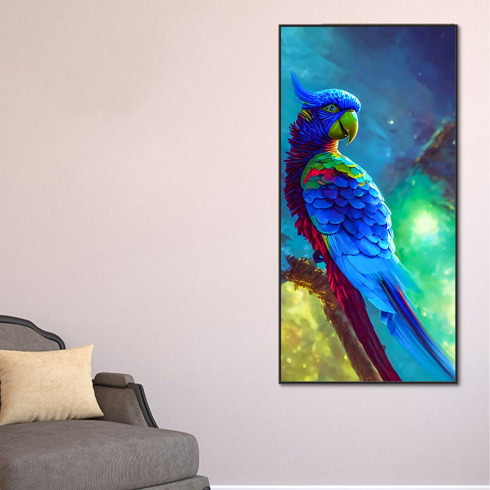 Parrot - Full Round Drill Diamond Painting 40*80CM