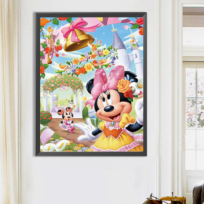 Disney Mickey Minnie - Full Round Drill Diamond Painting 50*65CM