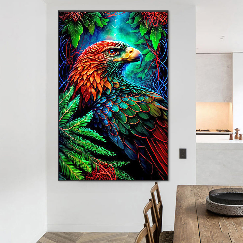 Forest Parrot - Full Round Drill Diamond Painting 45*70CM