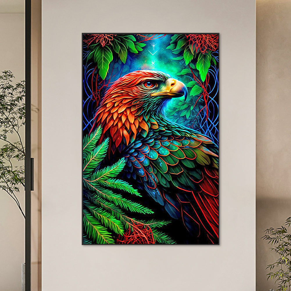 Forest Parrot - Full Round Drill Diamond Painting 45*70CM