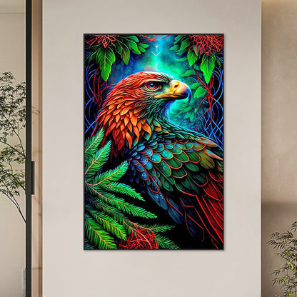 Forest Parrot - Full Round Drill Diamond Painting 45*70CM