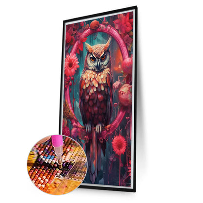 Owl - Full Square Drill Diamond Painting 40*70CM