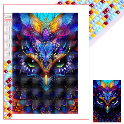 Colorful Owl - Full Square Drill Diamond Painting 40*60CM