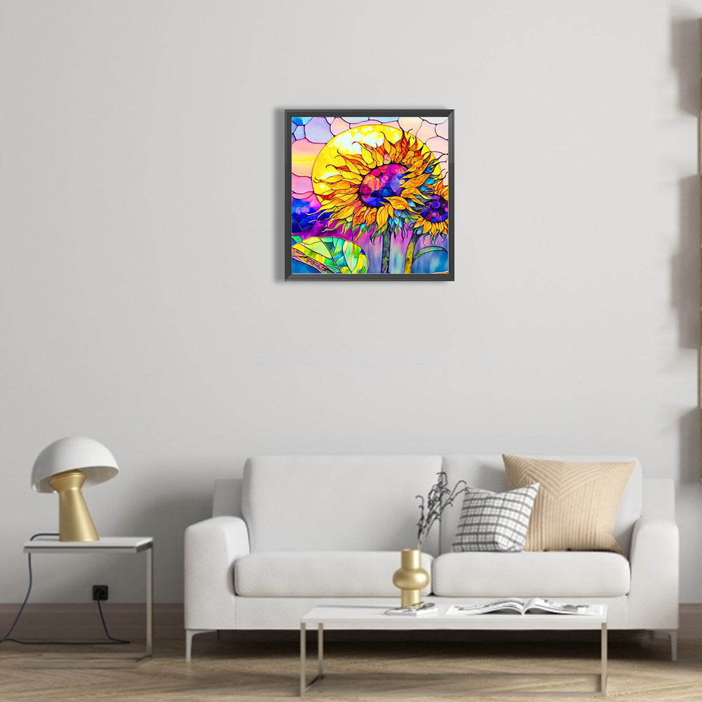 Sunny Sunflower - Full Round Drill Diamond Painting 30*30CM