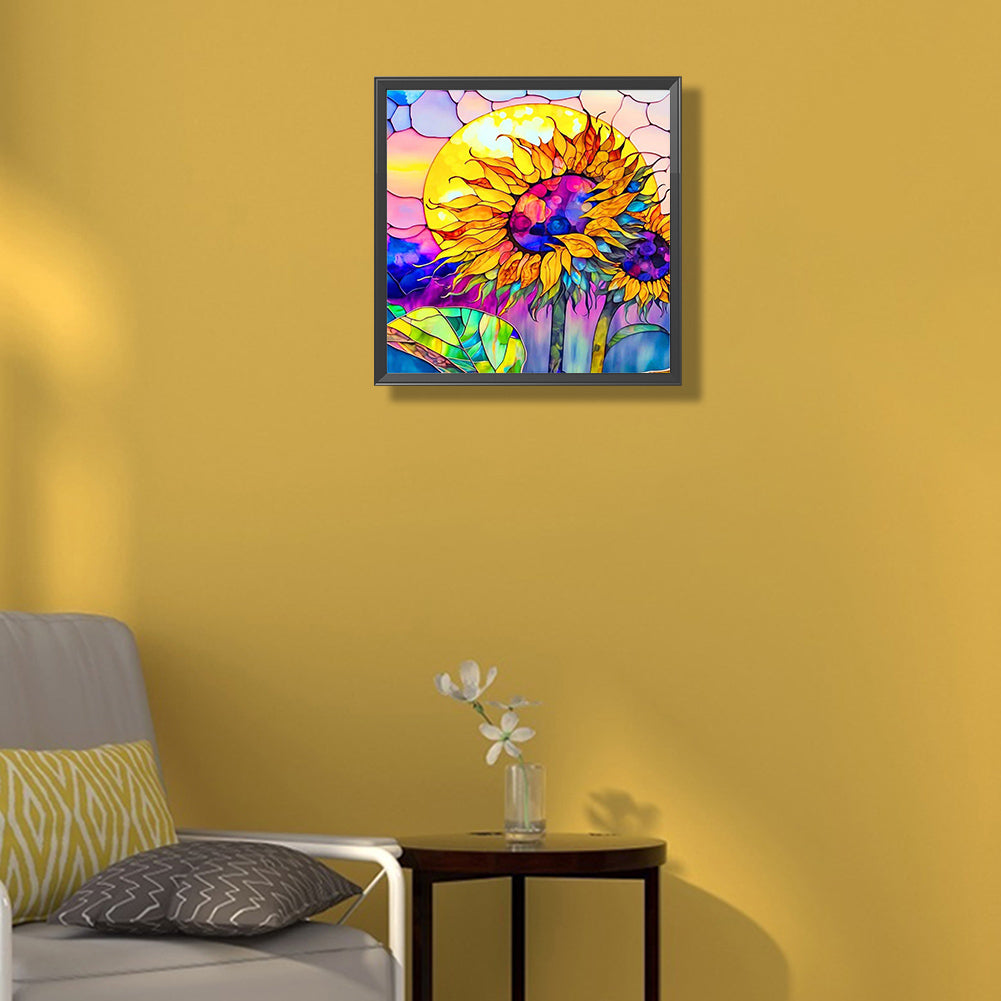 Sunny Sunflower - Full Round Drill Diamond Painting 30*30CM