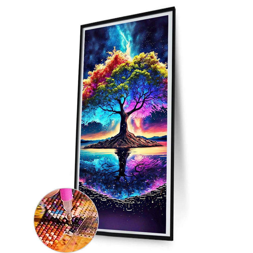 Mysterious Tree - Full Round Drill Diamond Painting 40*80CM