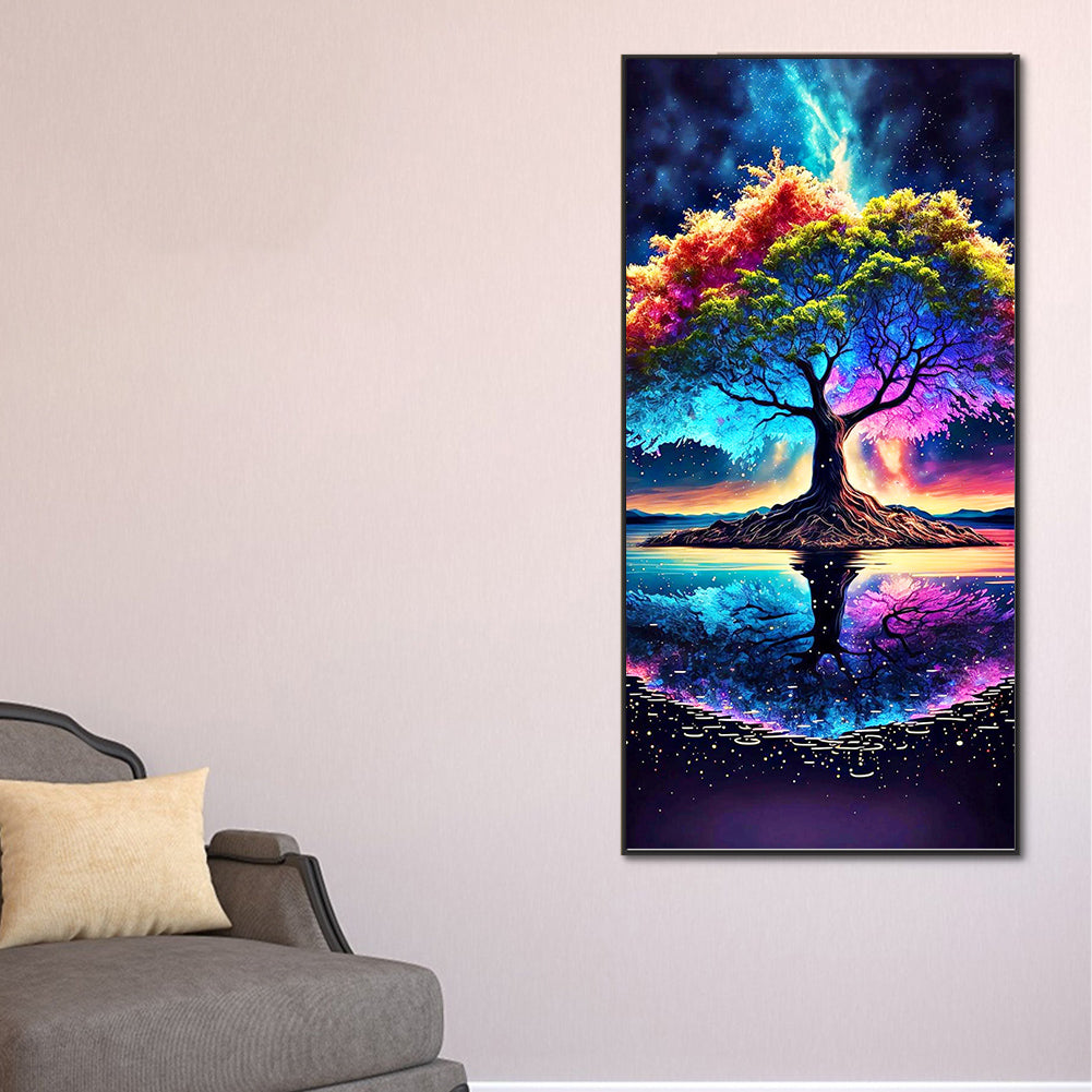 Mysterious Tree - Full Round Drill Diamond Painting 40*80CM