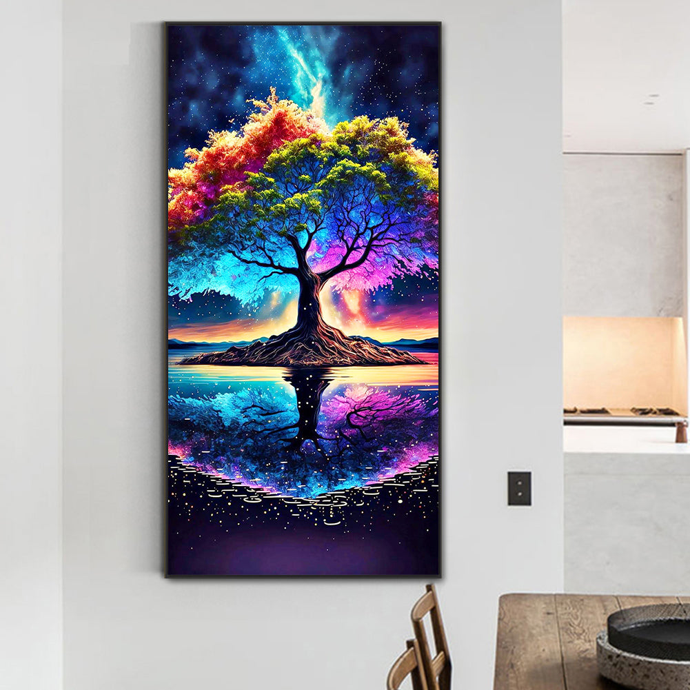 Mysterious Tree - Full Round Drill Diamond Painting 40*80CM