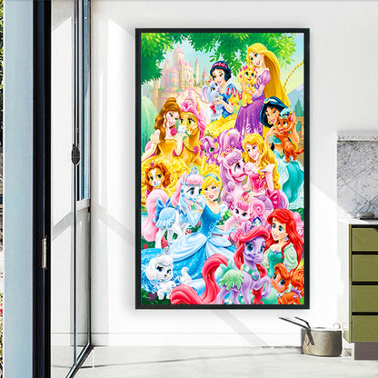 Disney Princess - Full Round Drill Diamond Painting 60*100CM