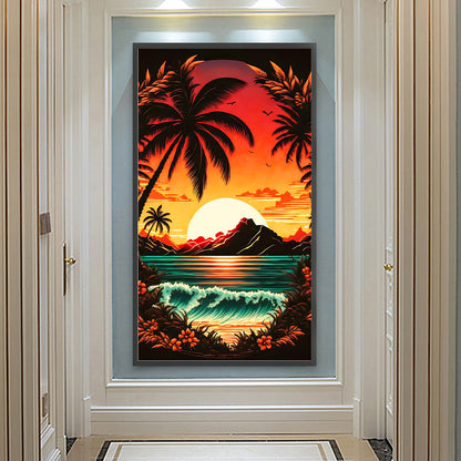 Sunset - Full Round Drill Diamond Painting 40*70CM