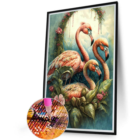 Flamingo - Full Round Drill Diamond Painting 40*60CM