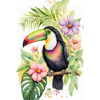 Toucan - Full Round Drill Diamond Painting 40*60CM