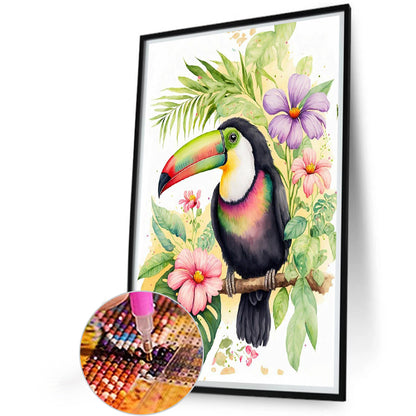 Toucan - Full Round Drill Diamond Painting 40*60CM