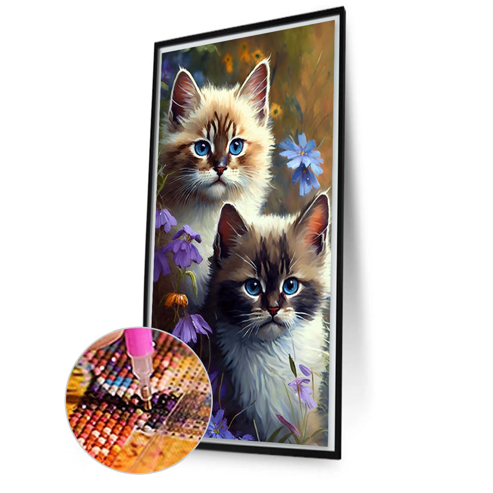 Watercolor Cat - Full Square Drill Diamond Painting 40*70CM