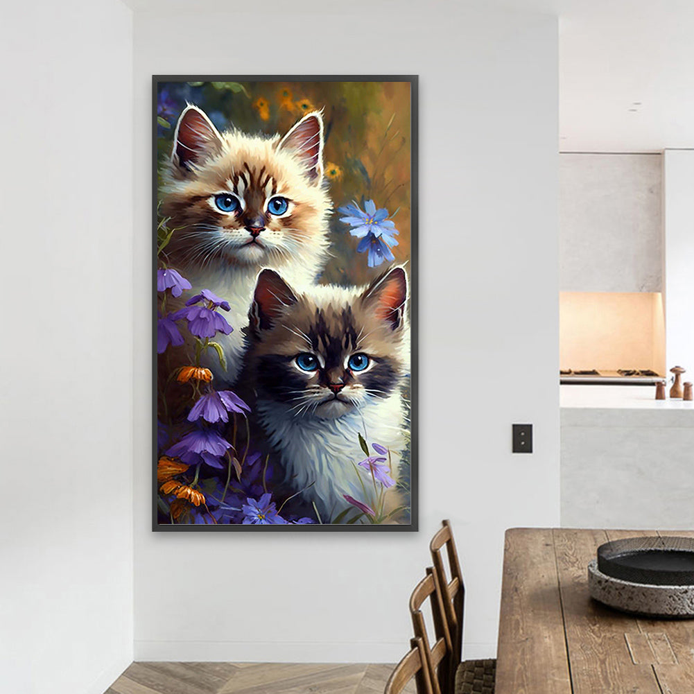 Watercolor Cat - Full Square Drill Diamond Painting 40*70CM