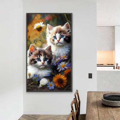 Watercolor Cat - Full Square Drill Diamond Painting 40*70CM