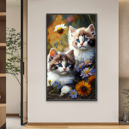 Watercolor Cat - Full Square Drill Diamond Painting 40*70CM